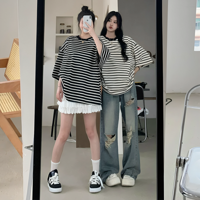 Kenza – Damen Jeans mit hoher Taille und weitem Bein – Lockere Passform, schlank machender amerikanischer Stil