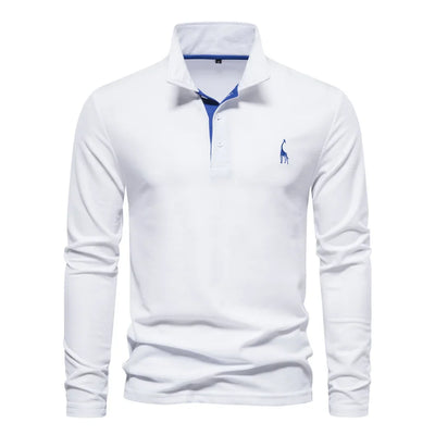 Ludwig | Elegantes Langarm-Poloshirt