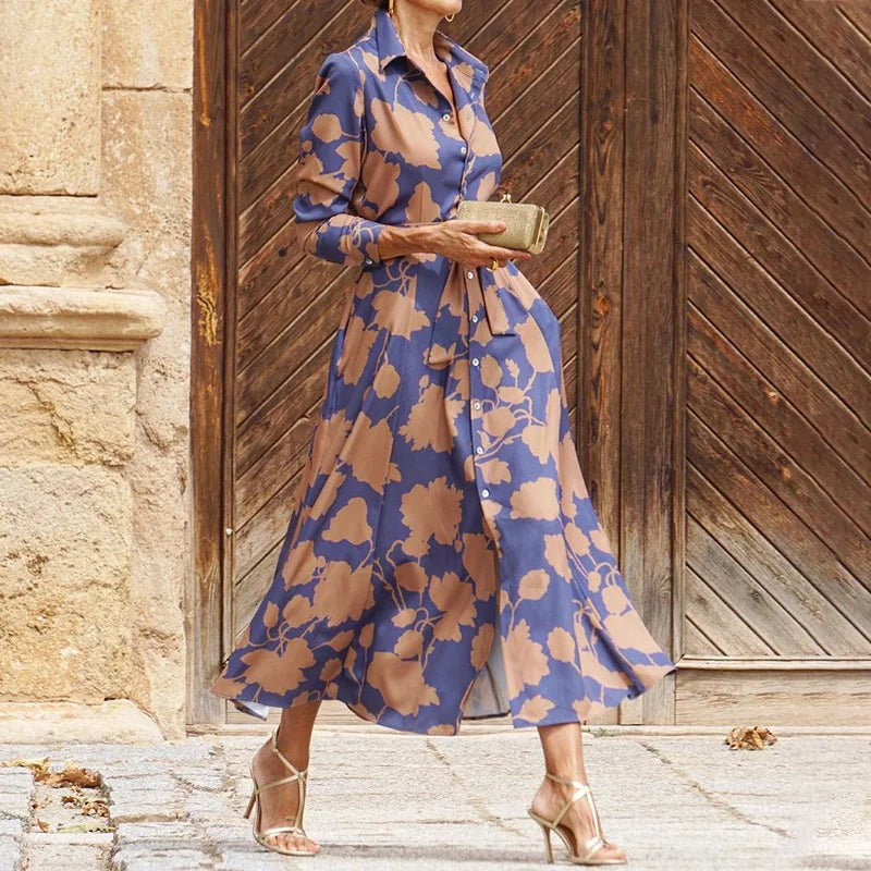 Floriza – Klassisches Hemdblusenkleid für zeitlosen Stil