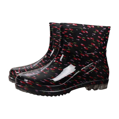 Damen Wasserdichte Gummistiefel | Mit Bunter Druck