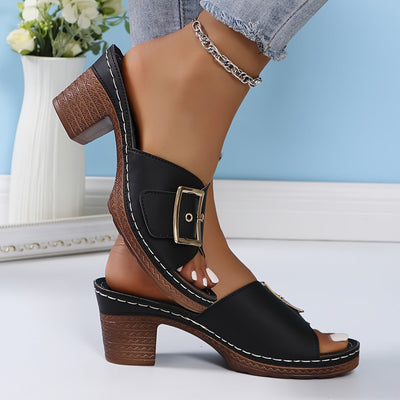 Eleganta™ – Damen Ledersandalen Stilvoll & Komfortabel durch den Sommer