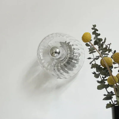 Design Glas Wandleuchte – Moderne Wandlampe mit Strahlen-Effekt