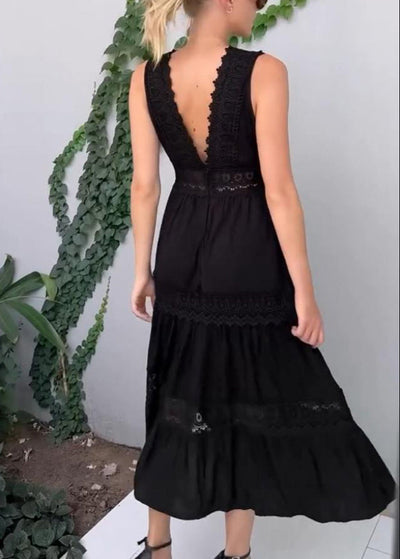 Lynn - Sommerkleid mit stilvollem Spitzenbesatz