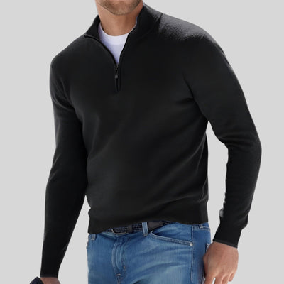 Steven | Warmer Winterpullover mit Reißverschluss