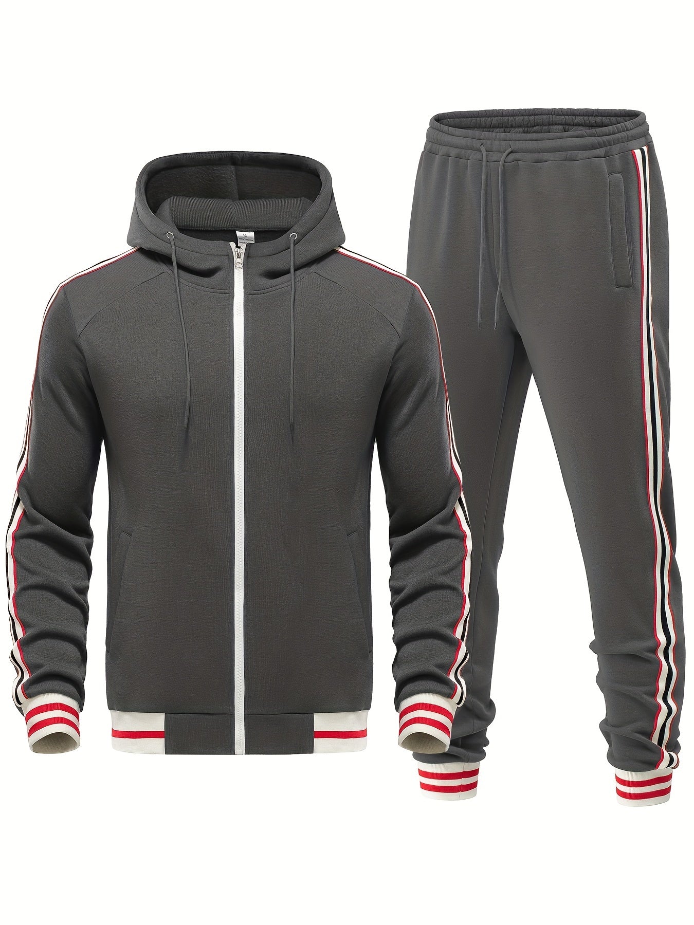 Stylischer Trainingsanzug mit Modernem Streifenlook