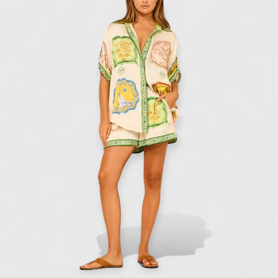 Rhoswen | Lässiges Shorts-Set