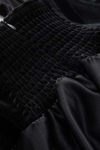 Jennifer | Corsagen-Top mit Herz-Ausschnitt und voluminösem Satin-Peplum