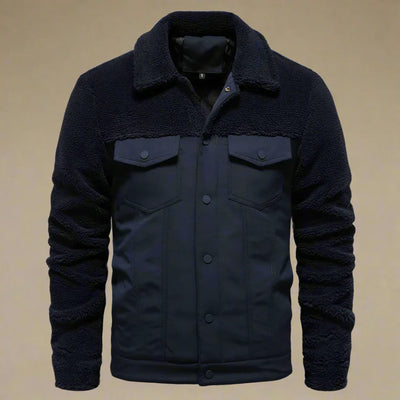Warme Herren Sherpa Jacke