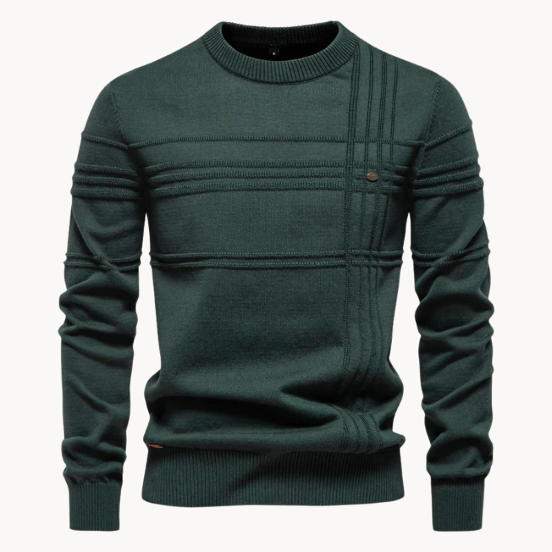 Melvin | Stilvoller Pullover mit Liniendesign