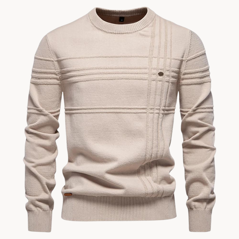 Melvin | Stilvoller Pullover mit Liniendesign