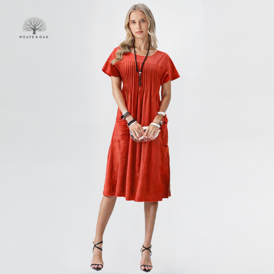Judith | Lockeres Bauchbedeckendes Kleid