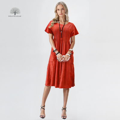 Judith | Lockeres Bauchbedeckendes Kleid
