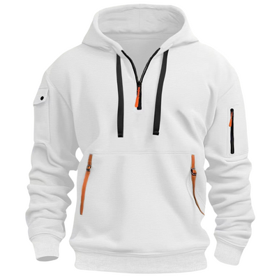 Urbaner Hoodie mit Halbzip für Stilbewusste