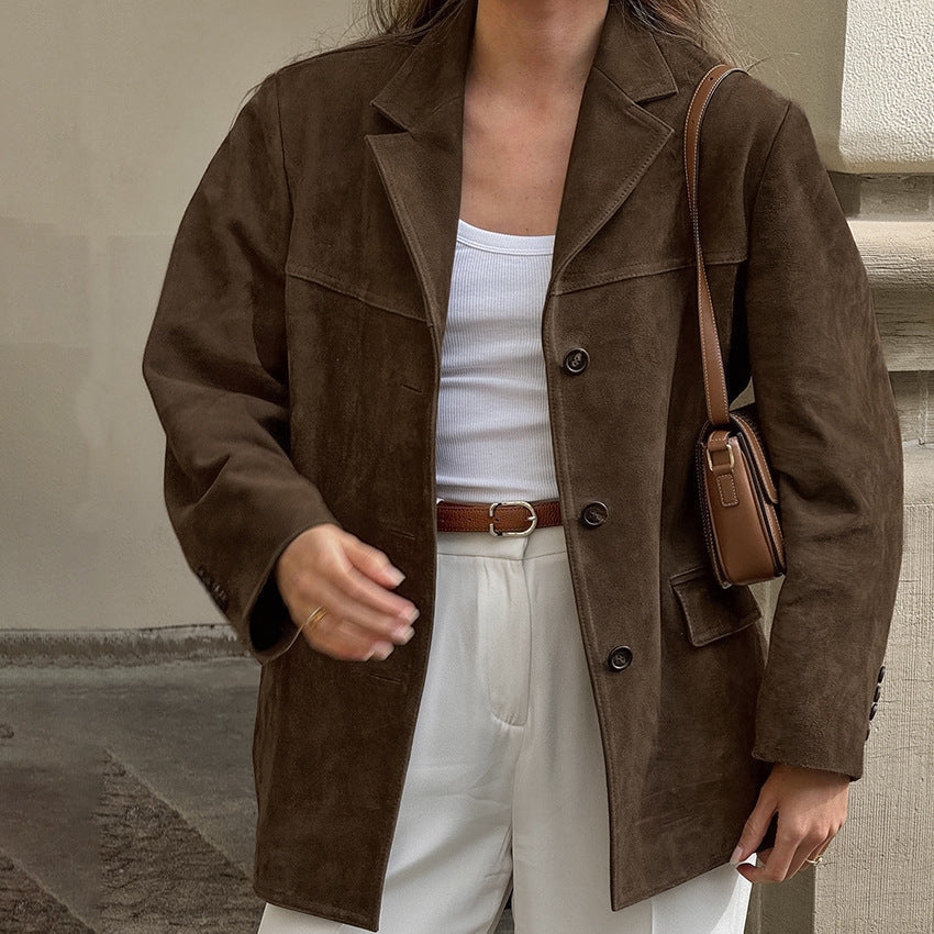 Lilly - wildlederjacke - vintage