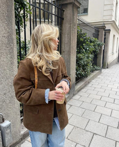 Lilly - wildlederjacke - vintage