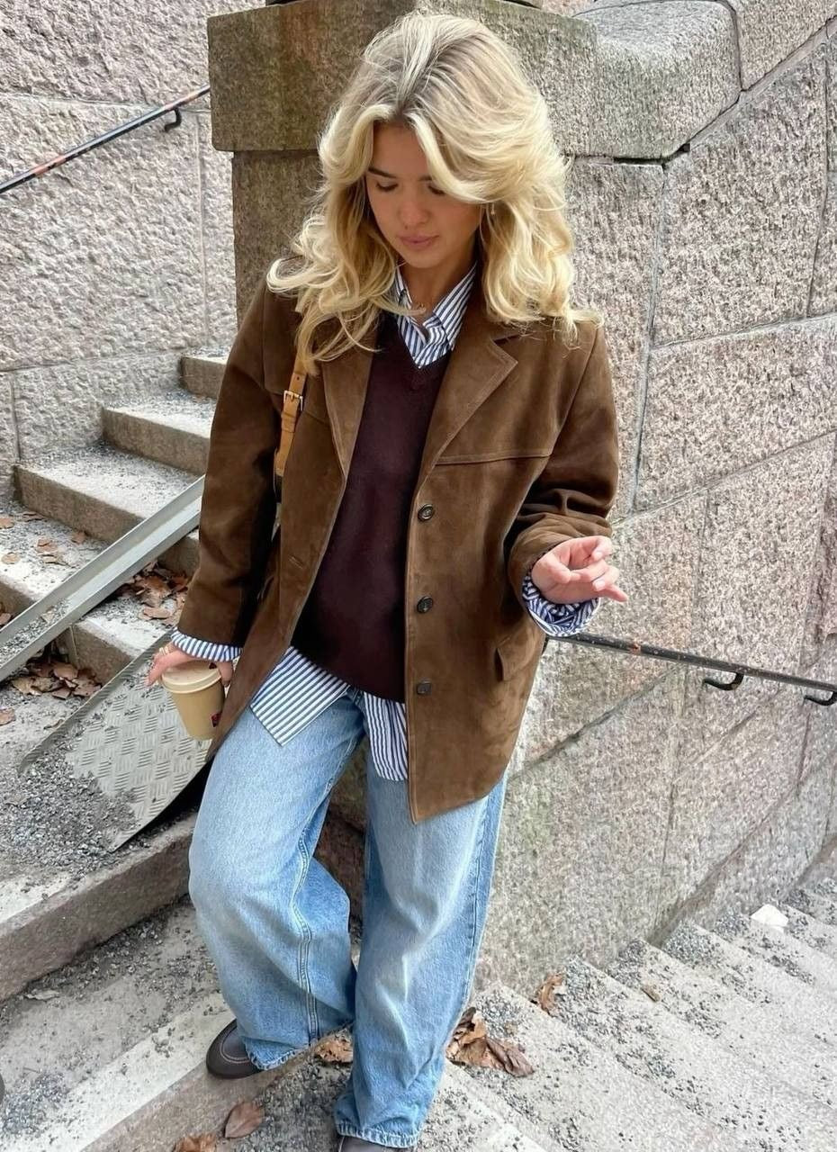 Lilly - wildlederjacke - vintage