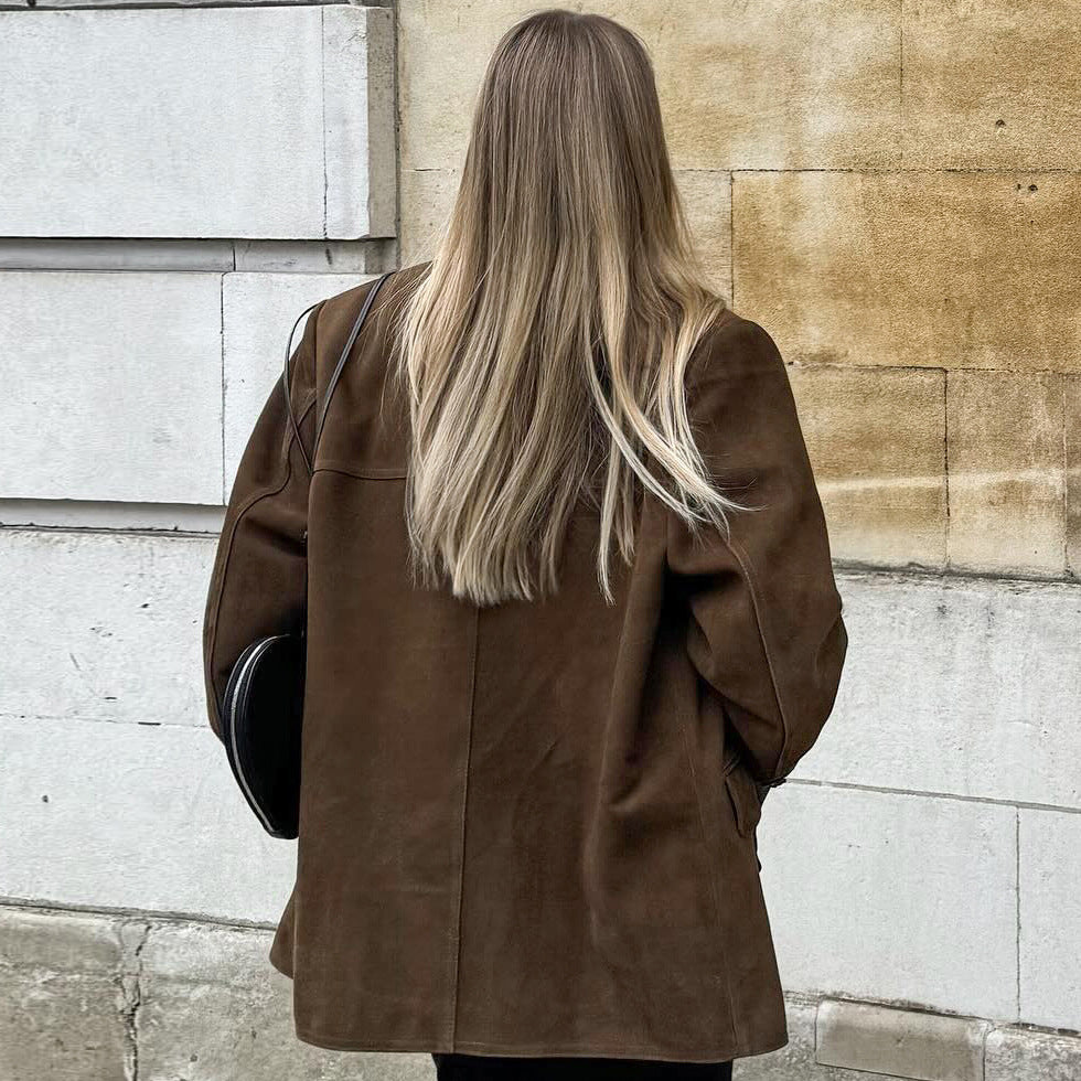Lilly - wildlederjacke - vintage