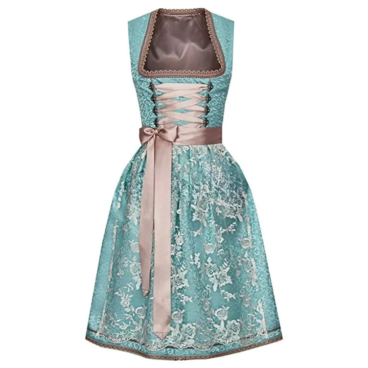 Damen Mini Oktoberfest Dirndlkleid