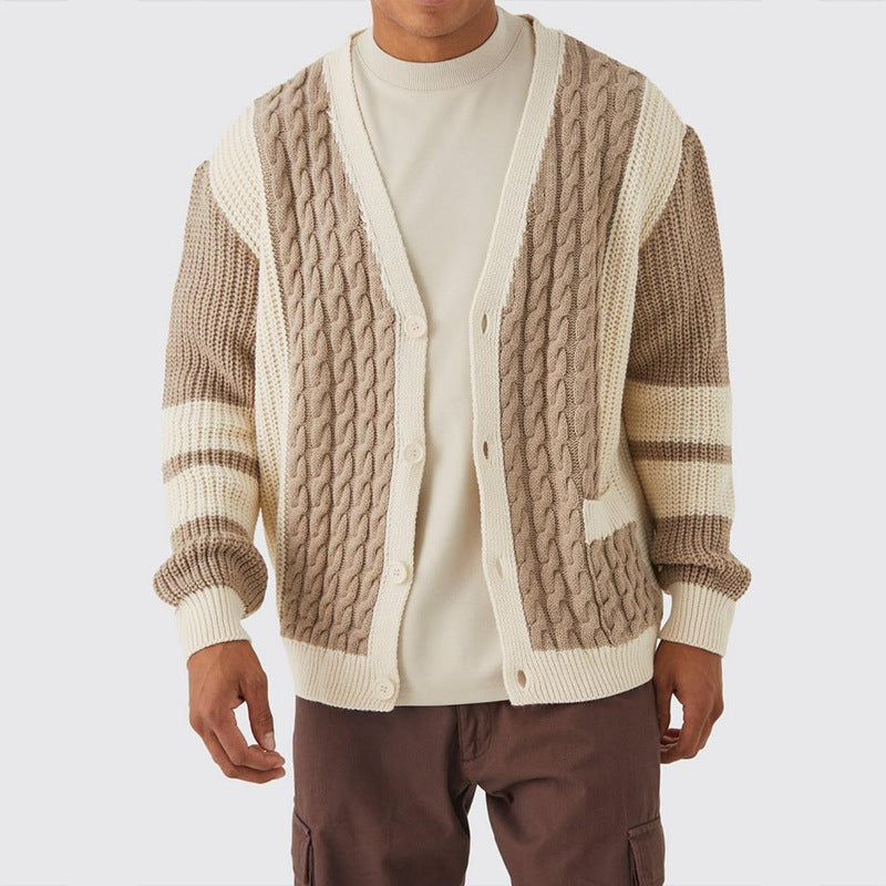 Klassische Herren Strickjacke