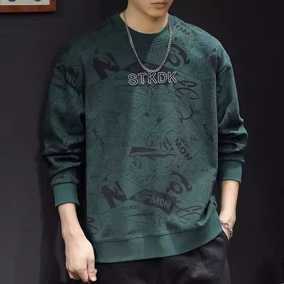 Lässiger Herren Rundhals-Pullover