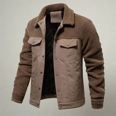 Warme Herren Sherpa Jacke