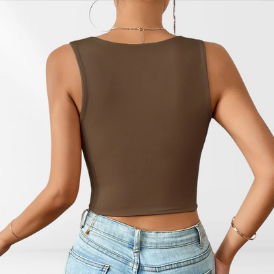 Frieda | Leichtes Sommer-Crop-Top mit stilvollem Schnitt