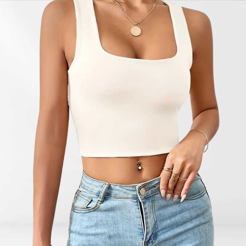 Frieda | Leichtes Sommer-Crop-Top mit stilvollem Schnitt