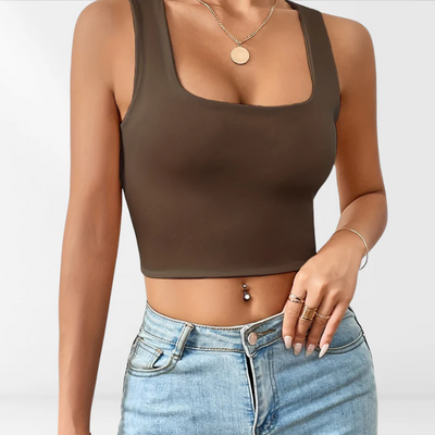 Frieda | Leichtes Sommer-Crop-Top mit stilvollem Schnitt