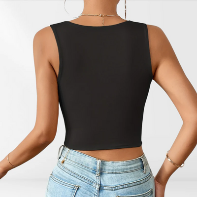 Frieda | Leichtes Sommer-Crop-Top mit stilvollem Schnitt