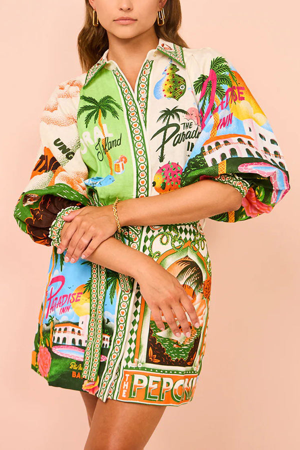 Kim™ - Sommer Hemdblusenkleid