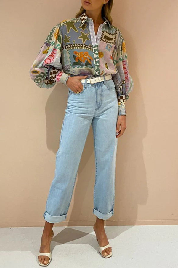 Imogen™ - Shirt mit Ballonärmeln