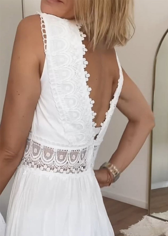 Lynn - Sommerkleid mit stilvollem Spitzenbesatz