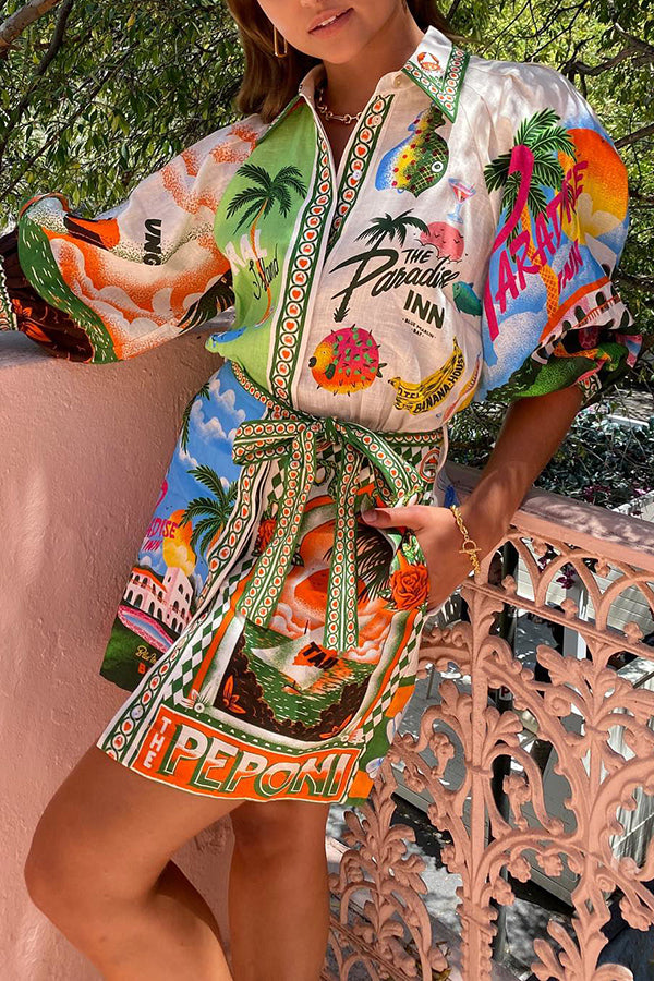 Kim™ - Sommer Hemdblusenkleid