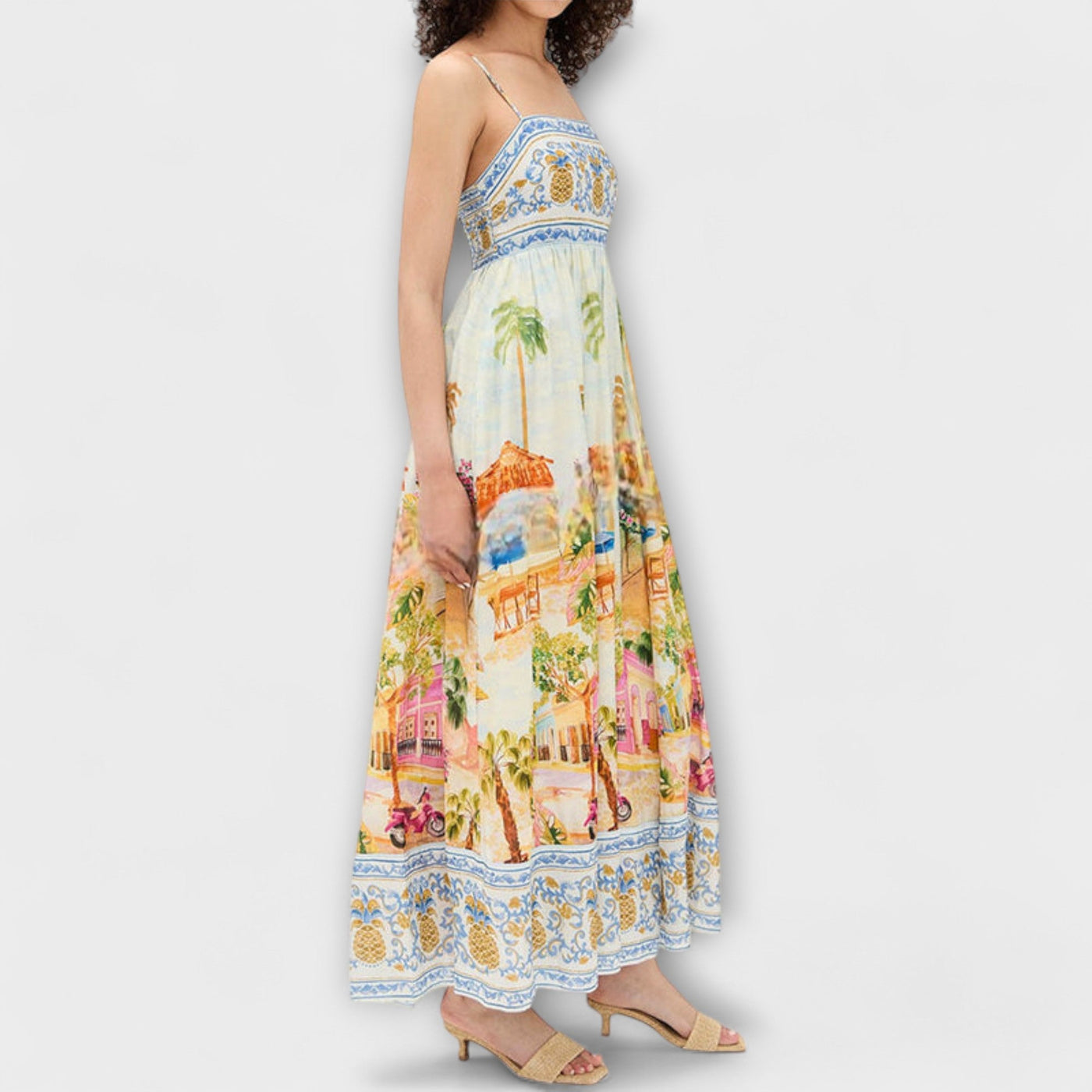 Lumen - Aracati Multicolor Maxi Dress
