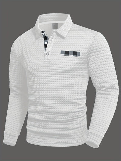 Jürgen – Lässiges Langarmhemd Mit Knöpfen