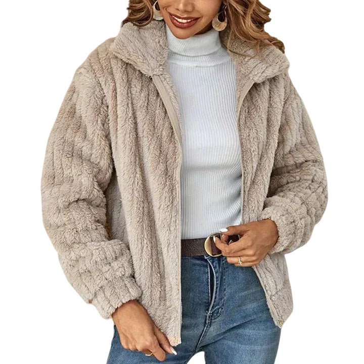 Dyana - gemütliche und stylische fleecejacke für damen