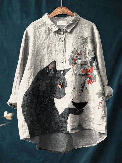 Regina | Katzen-Kunst-T-Shirt