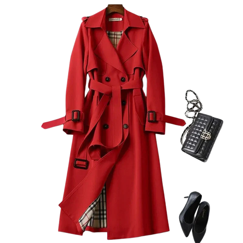 Ann Eleganter Winter-Trenchcoat