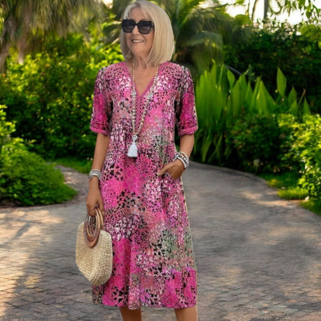 Peyton | Boho Kleid Vintage | Midi