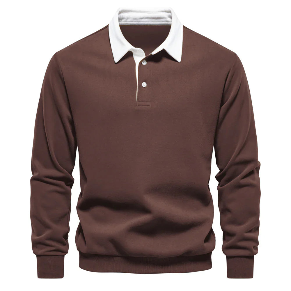 Austin Polo-Kragen Sweatshirt