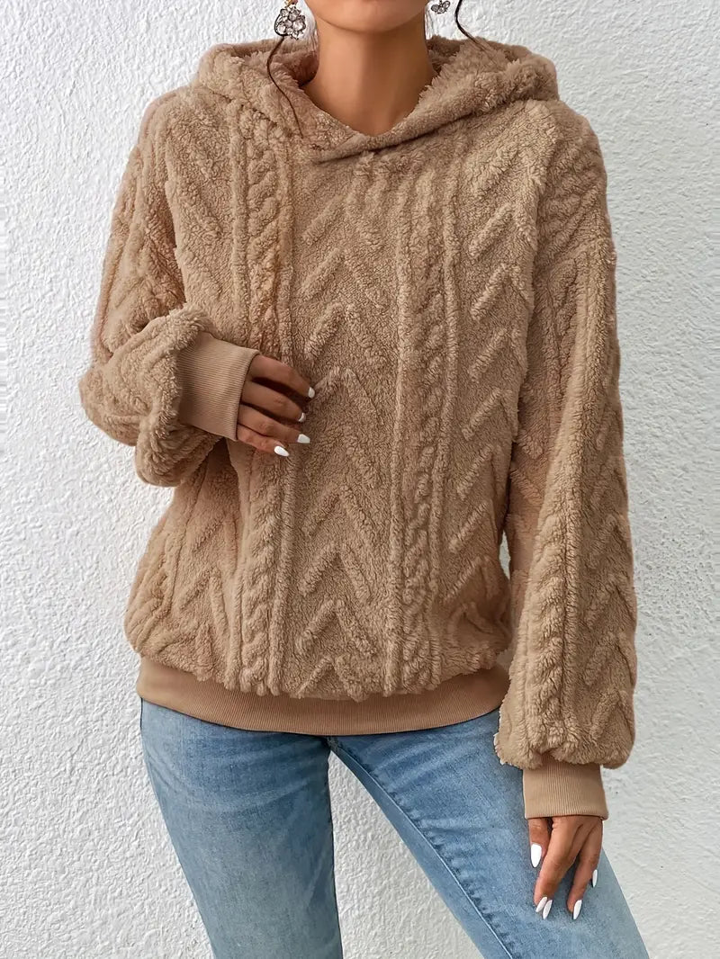 Teresa® | Strukturierter Fleece-Hoodie