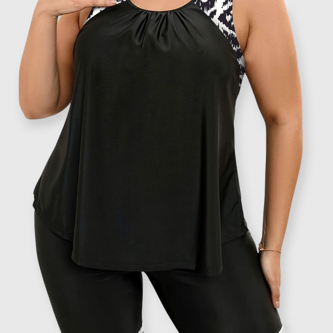 Elsie | Plus Size Tankini Set