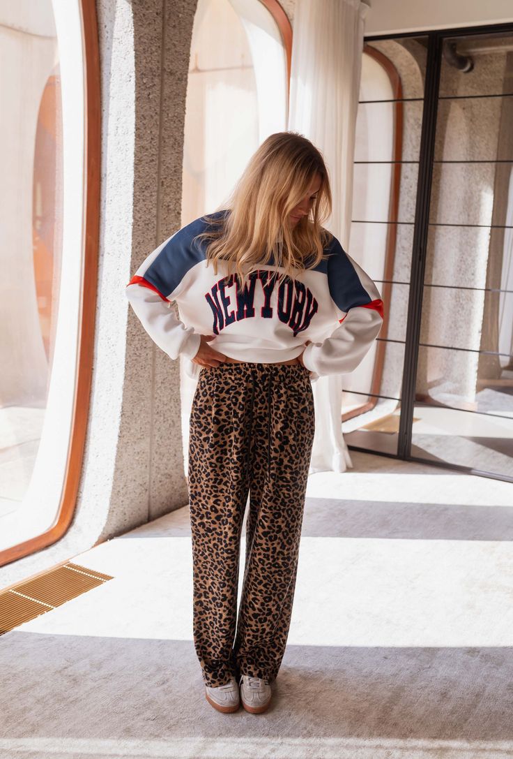 ESSENTIELLE LEOPARD-JOGGINGHOSE