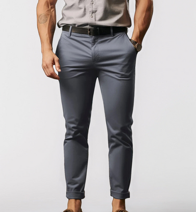 Franky | Herren Chino Hose | Schwarze Stoffhose