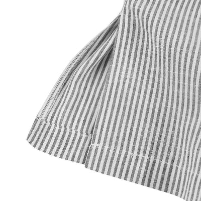 Jasmin | Maxikleid mit Streifen und langen Ärmeln