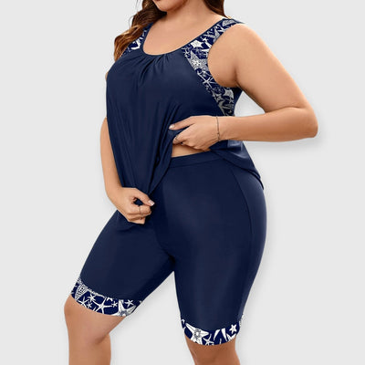 Elsie | Plus Size Tankini Set