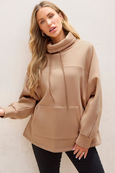 Keira® | Rollkragenpullover mit Kordelzug und Ärmeln