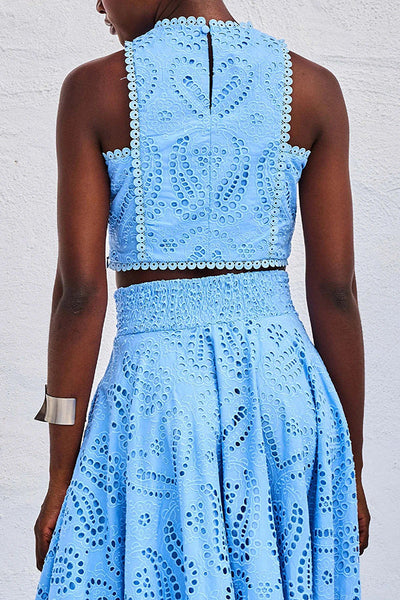 Rosanna - Ärmelloses Zweiteiliges Set Aus Spitze