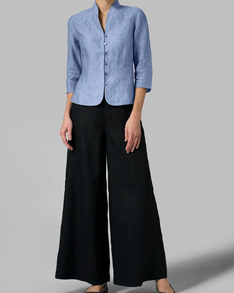 Samantha | Damen Blusen Elegant | Langarm