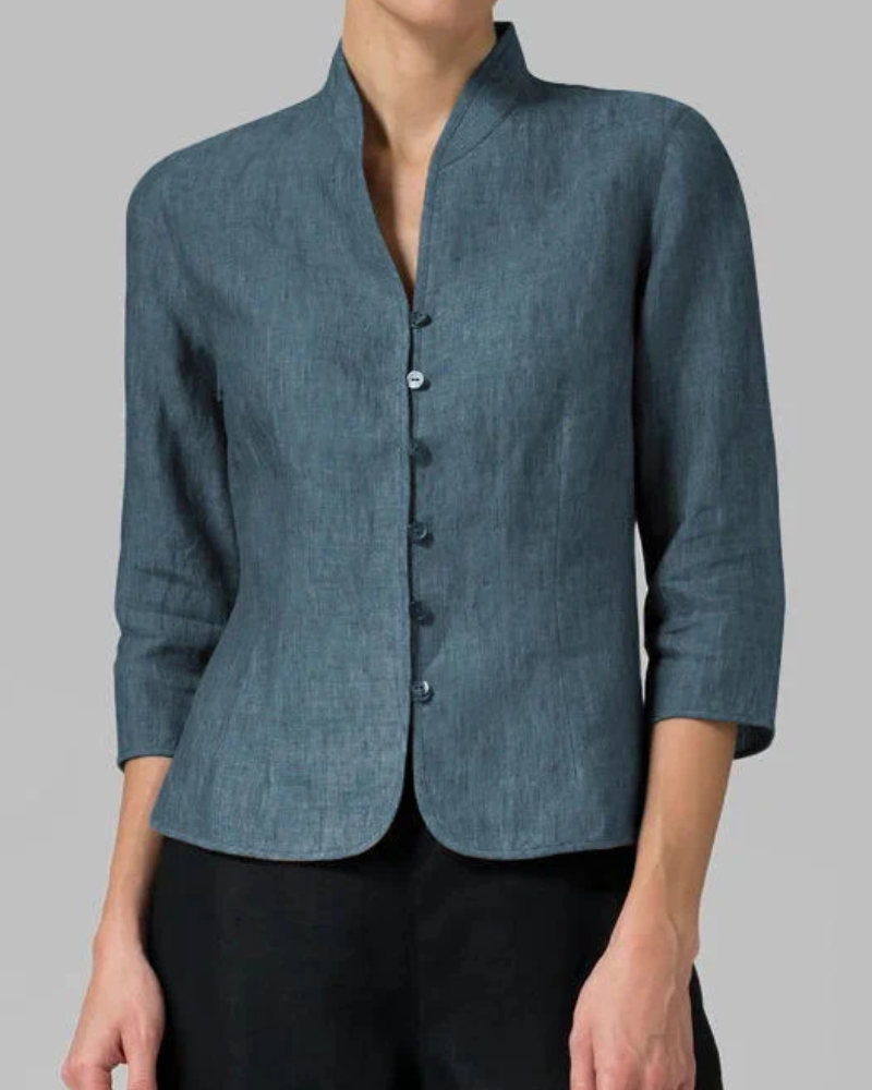 Samantha | Damen Blusen Elegant | Langarm